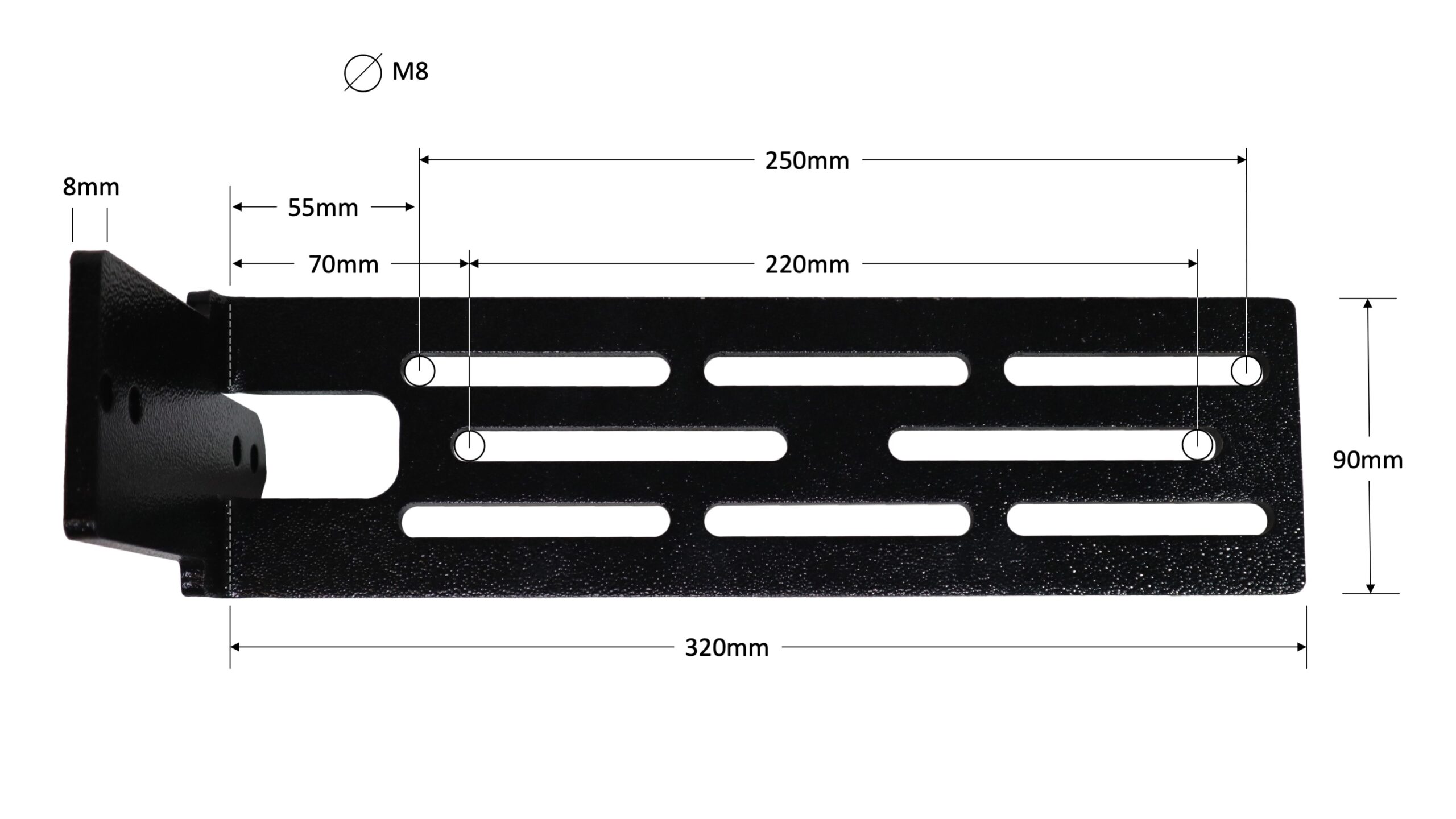 Extended bracket